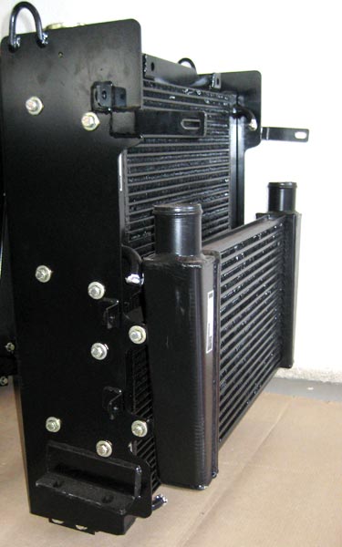 Backhoe Loader Radiator Cum Oil Cooler Assembly
